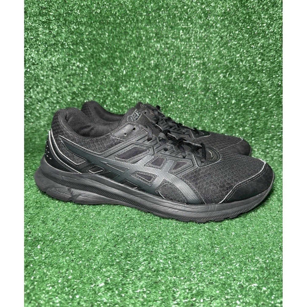 ASICS Men's Jolt 3 Low Black Running Shoes Athletic Sneakers Size 12 1011B603